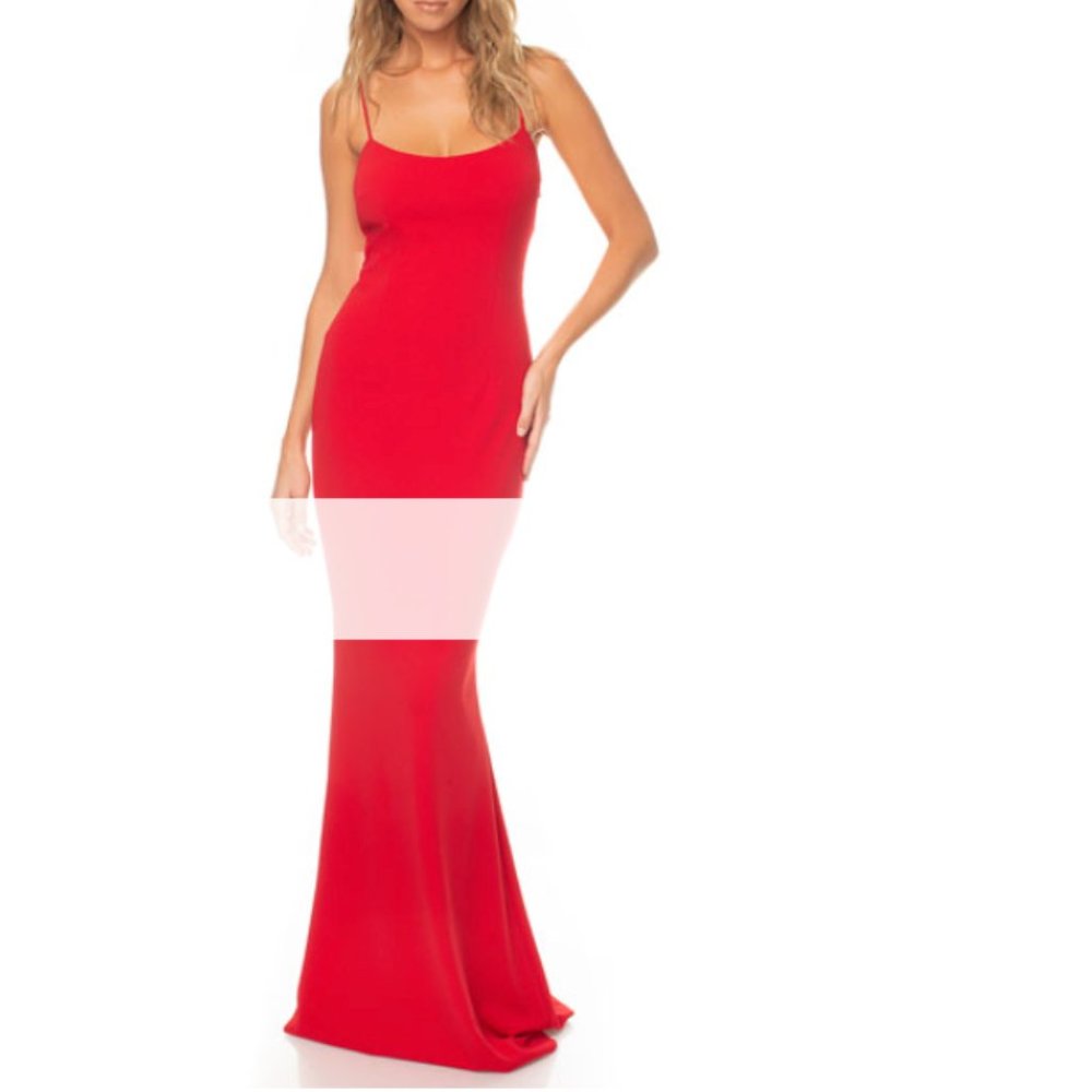 Bloomingdales "Katie May" Red Evening Gown